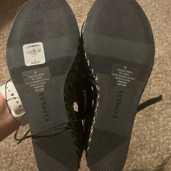 Black platform espadrilles - Picture 3 of 4